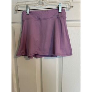 Eddie Bauer Girls Purple Skort Built-in Shorts Side Pocket Activewear Small 7-8